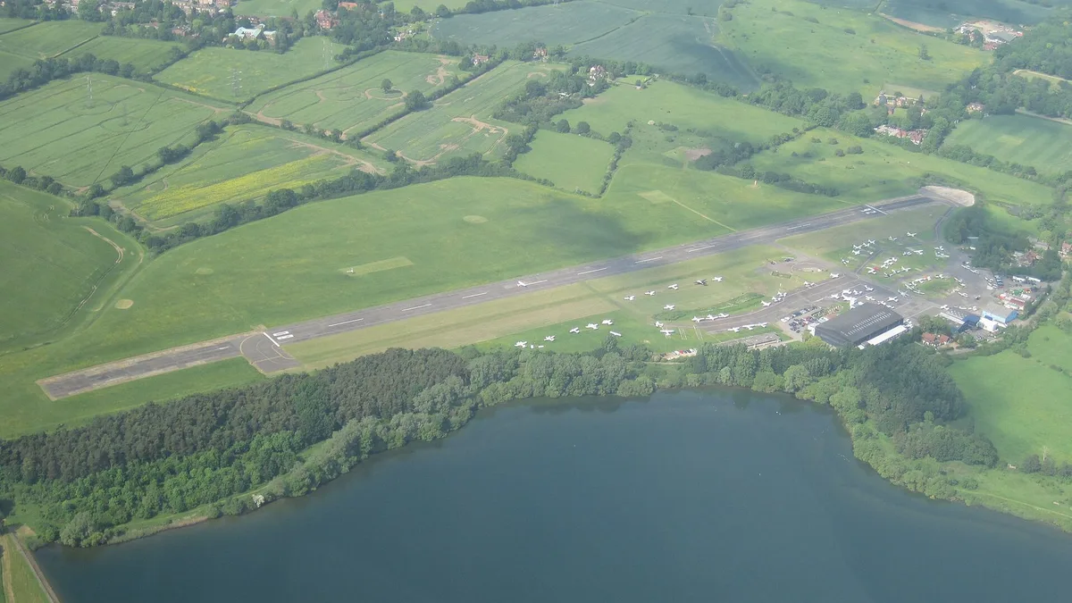 Elstree Aerodrome in United Kingdom