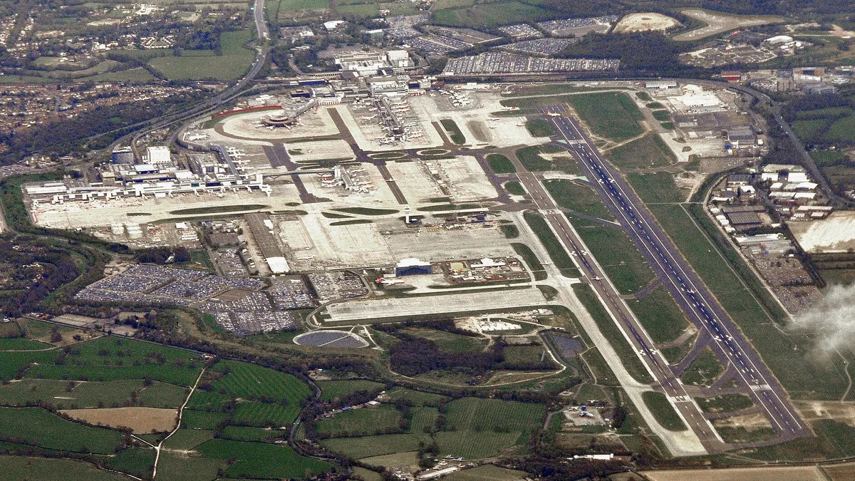 London Gatwick Airport in United Kingdom