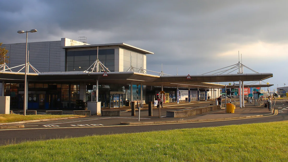 Belfast International Airport in United Kingdom