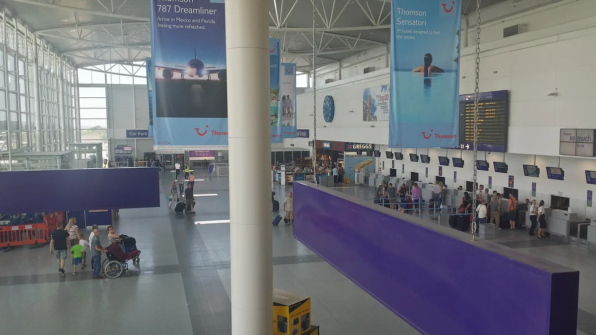 Newcastle International Airport in United Kingdom