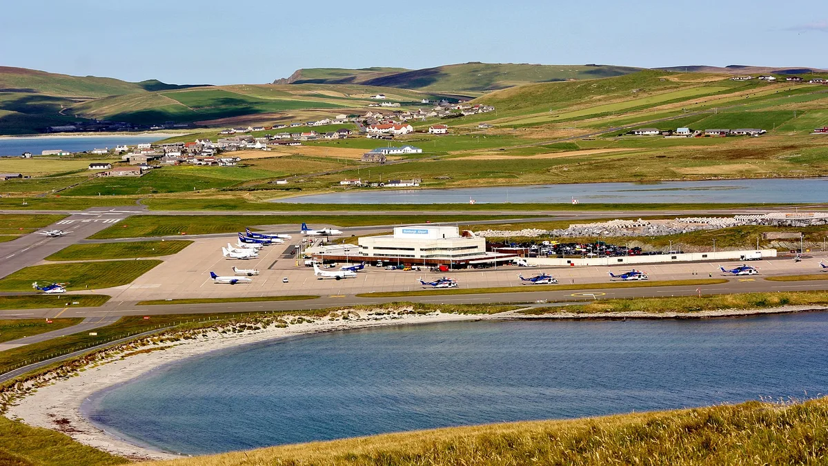 Sumburgh Airport in United Kingdom