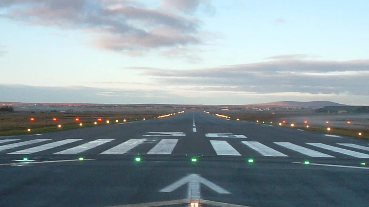 Stornoway Airport in United Kingdom