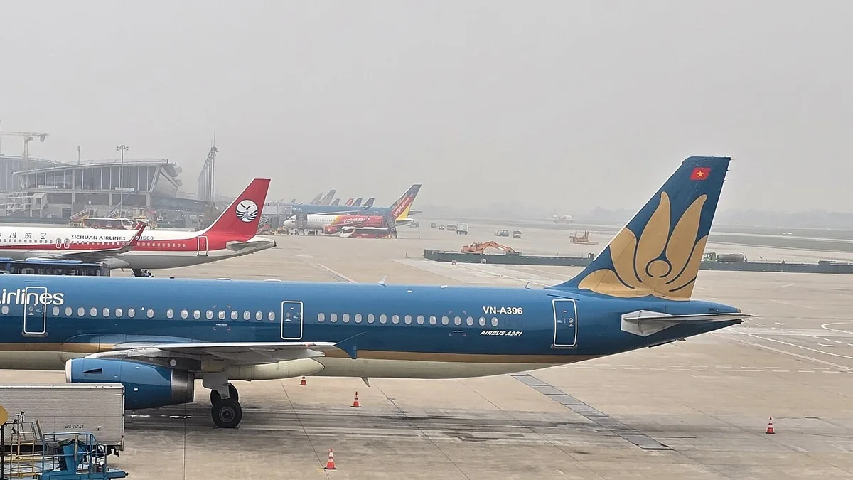 Noi Bai International Airport in Vietnam