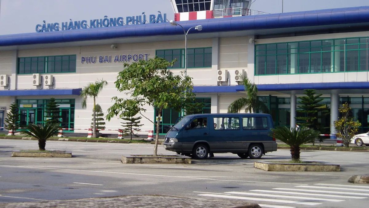 Phu Bai International Airport in Vietnam