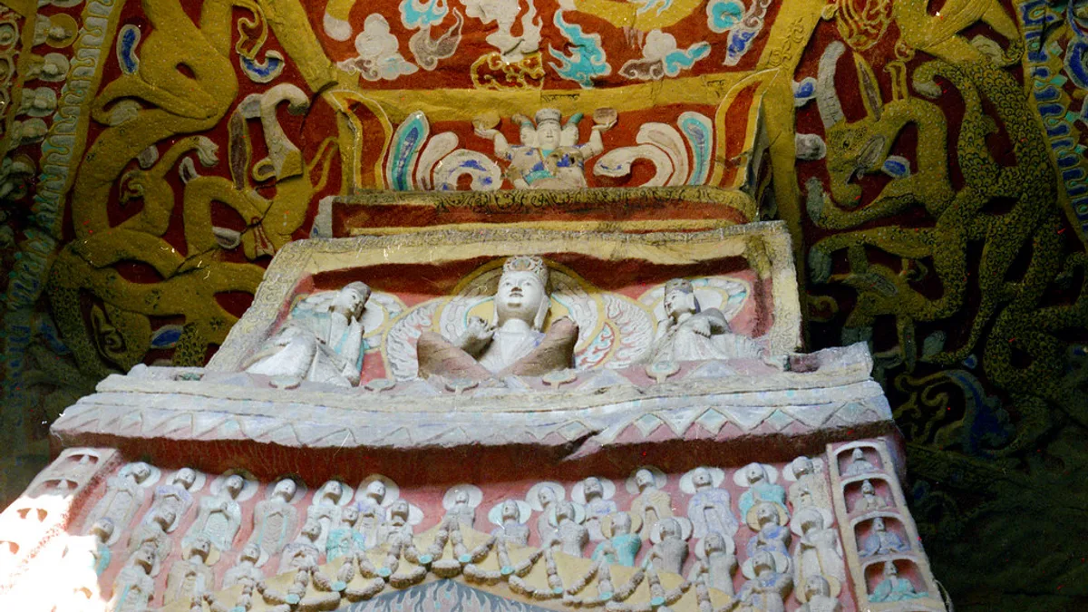 Yungang Grottoes in China