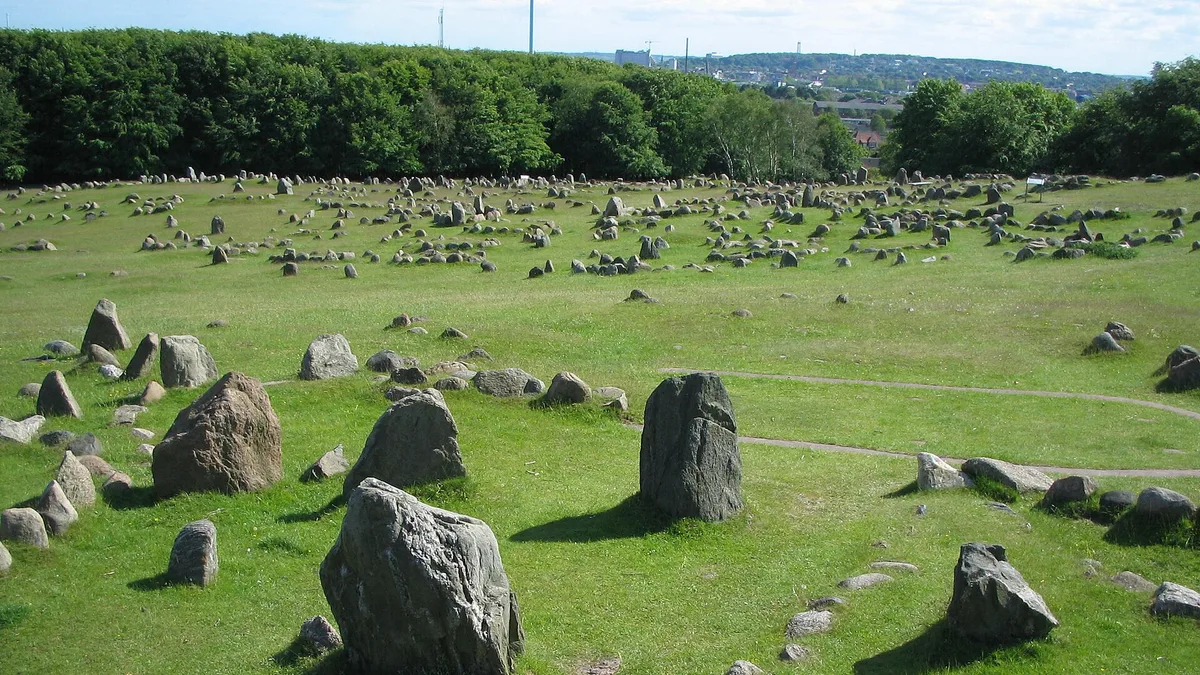 Lindholm Høje in Denmark