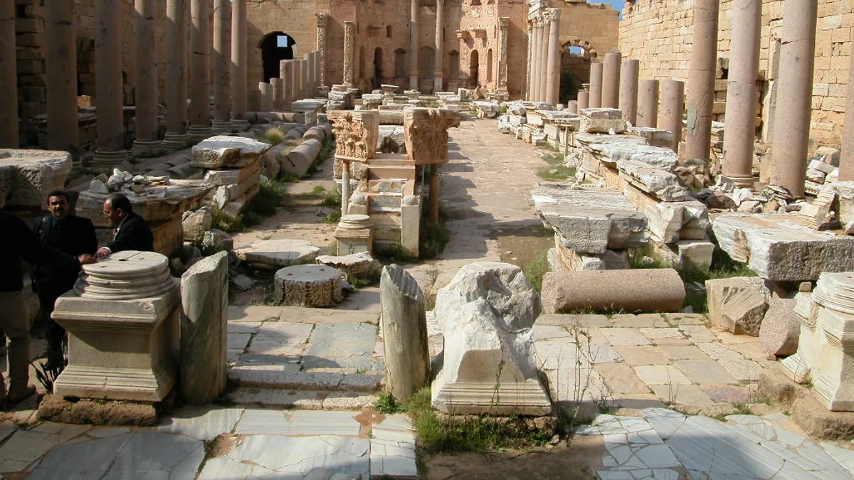 Archaeological Site of Dion in Greece