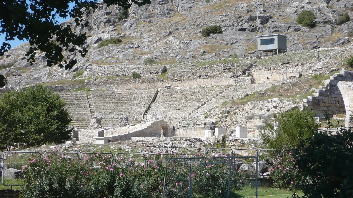 Archaeological Site of Philippi in Greece
