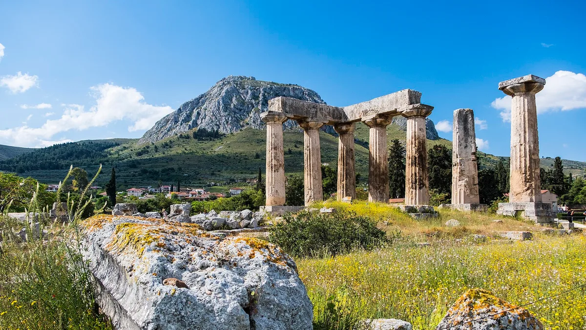 Ancient Corinth in Greece