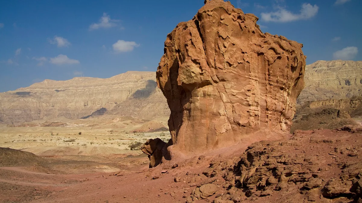 Timna Valley Ancient Copper Mines in Israel