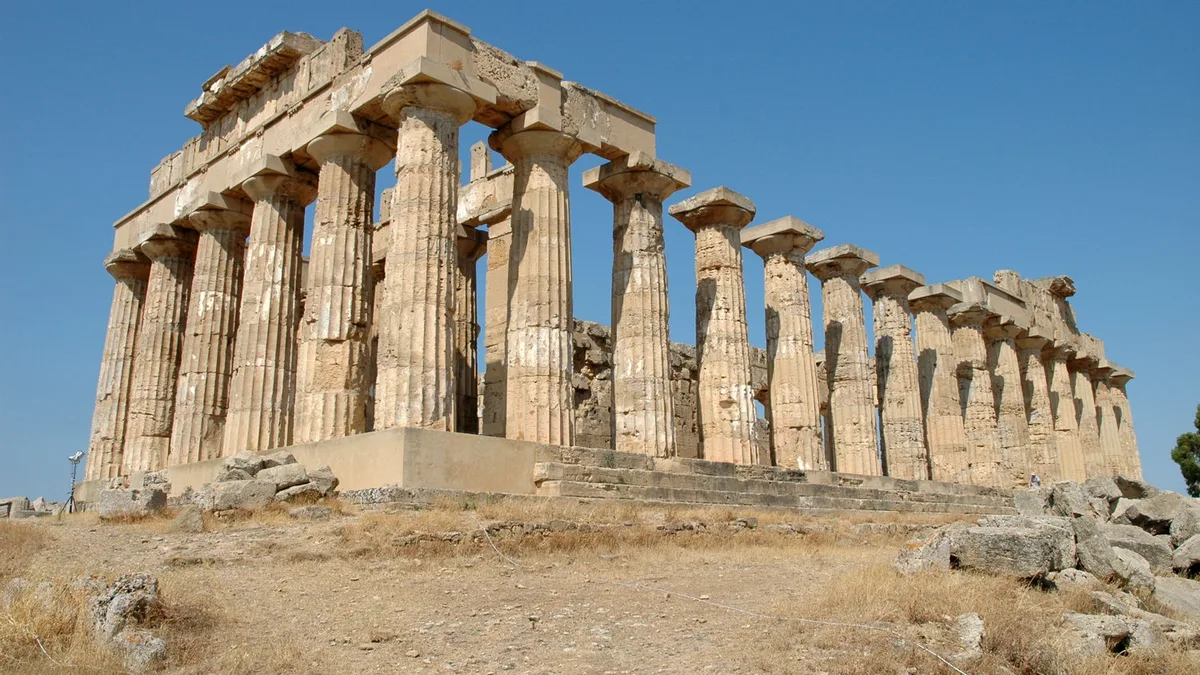 Archaeological Park of Selinunte in Italy