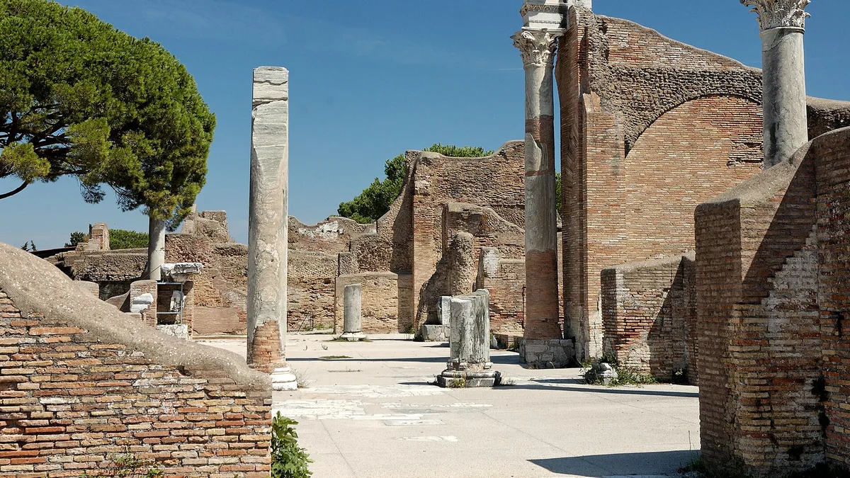 Archaeological Park of Ostia Antica in Italy