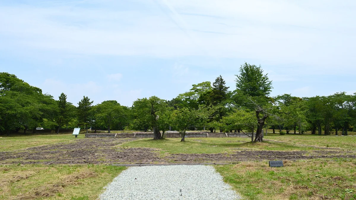 Taga Castle Ruins in Japan