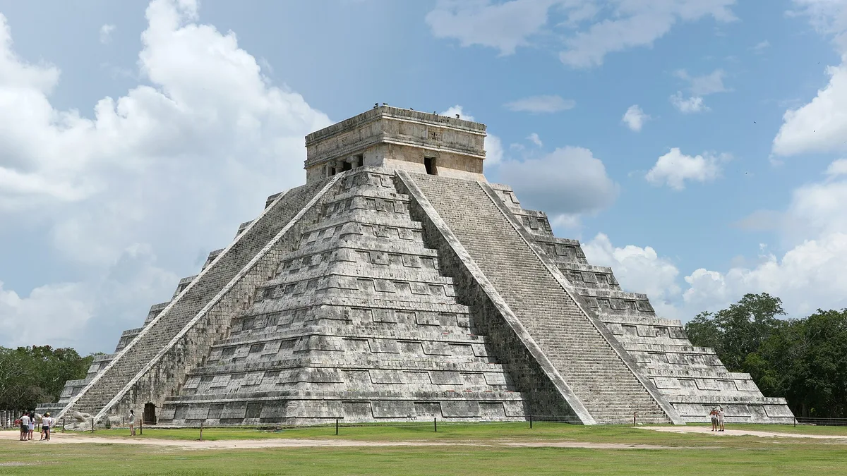 Pre-Hispanic City of Chichen-Itza in Mexico