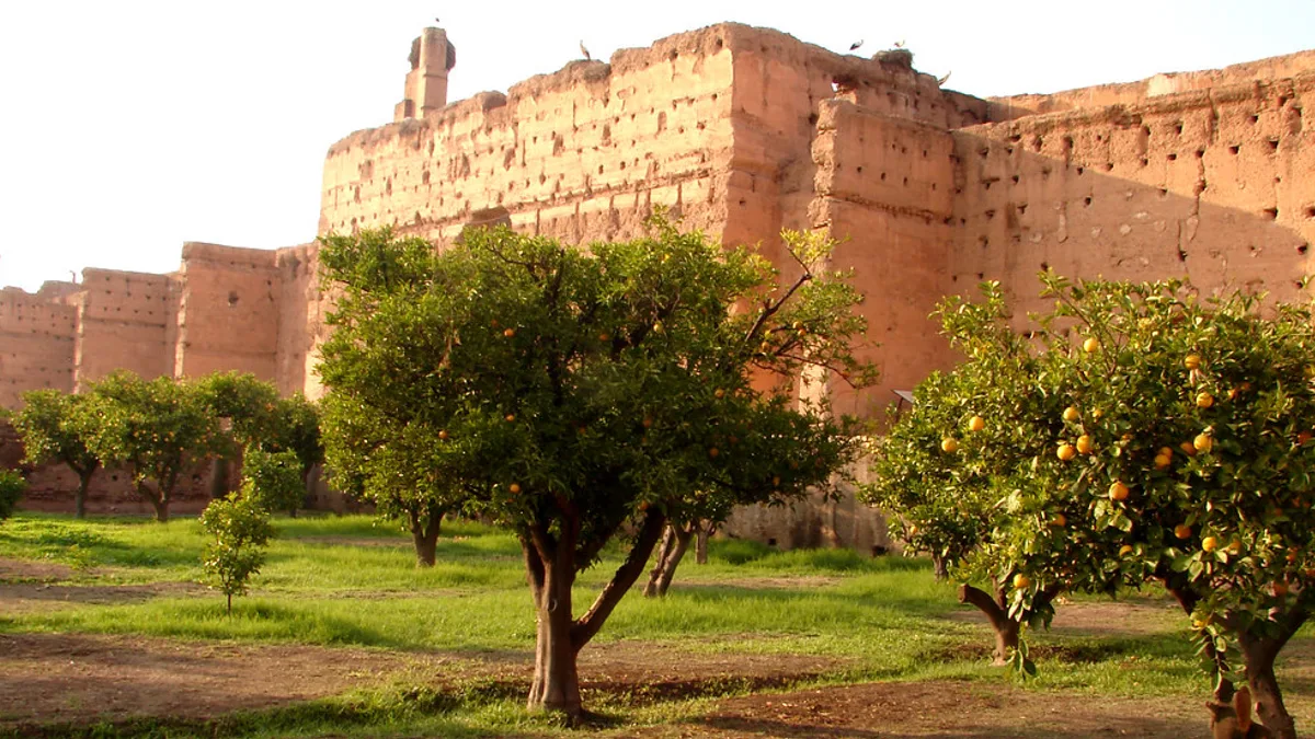 El Badi Palace Ruins in Morocco