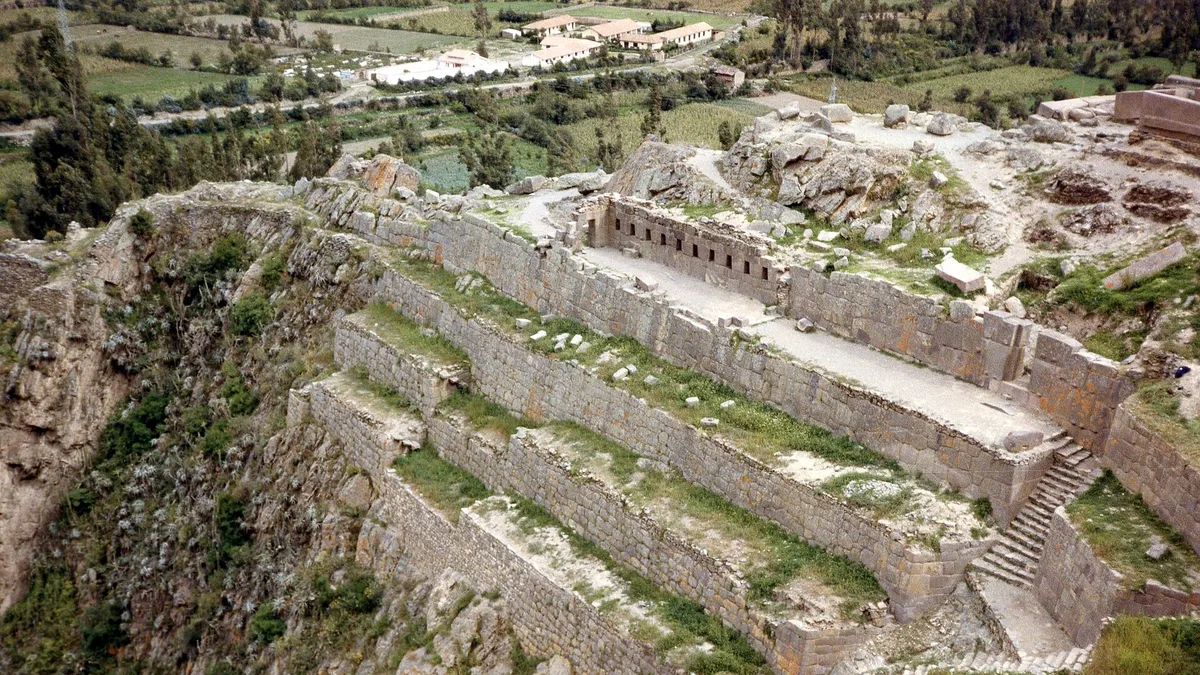 Ollantaytambo Archaeological Site in Peru