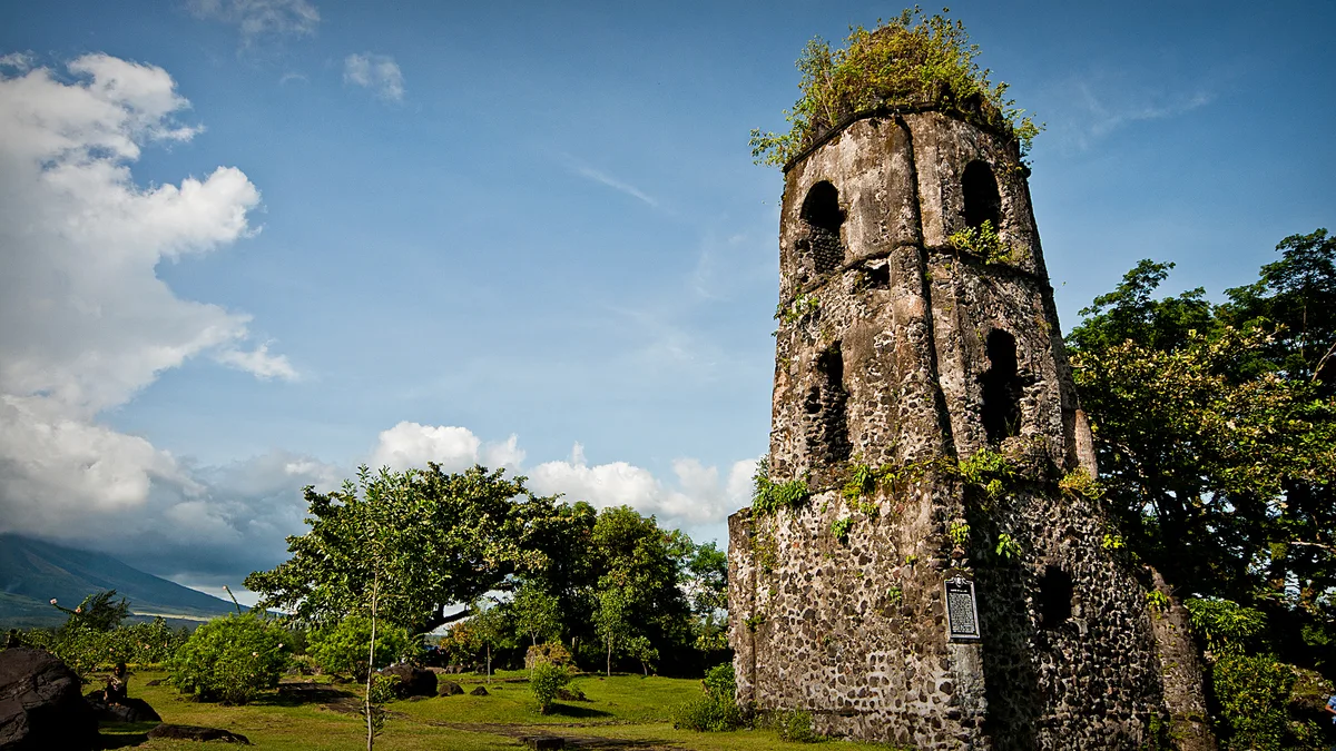 Cagsawa Ruins in Philippines