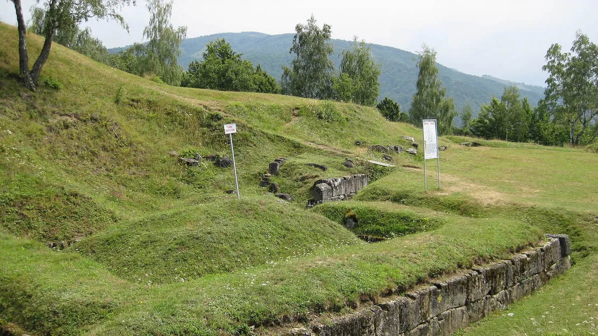 Dacian Fortress of Costești-Cetățuie in Romania