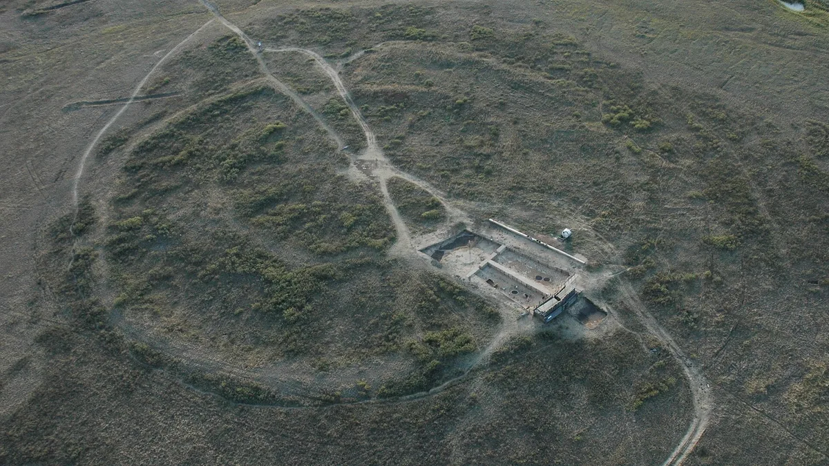 Arkaim Archaeological Site in Russia