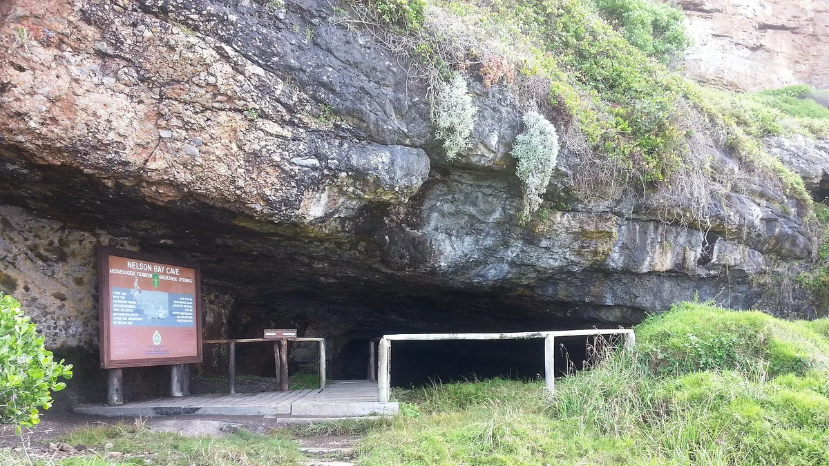 Nelson Bay Cave in South Africa