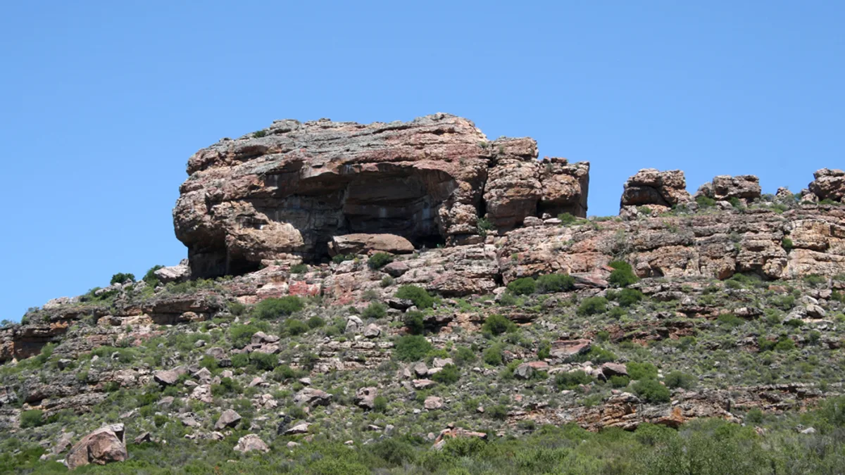 Diepkloof Rock Shelter in South Africa