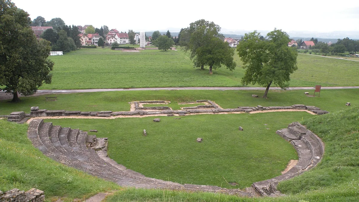 Roman Site of Aventicum in Switzerland