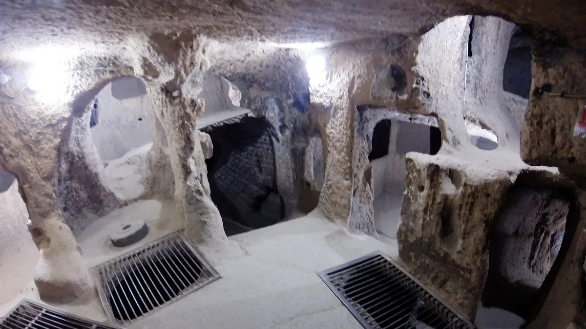 Kaymaklı Underground City in Turkey