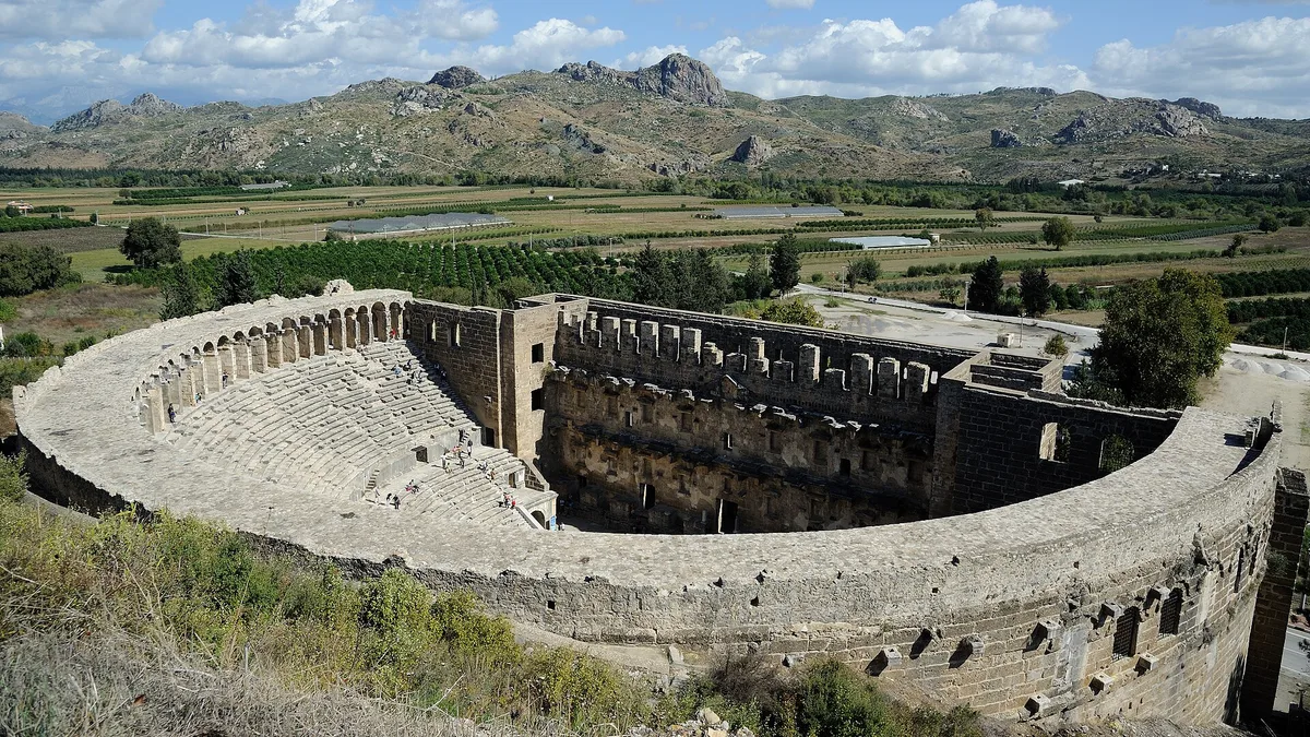 Aspendos Ancient Theater in Turkey