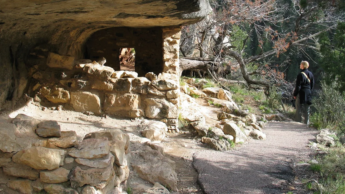 Walnut Canyon National Monument in United States