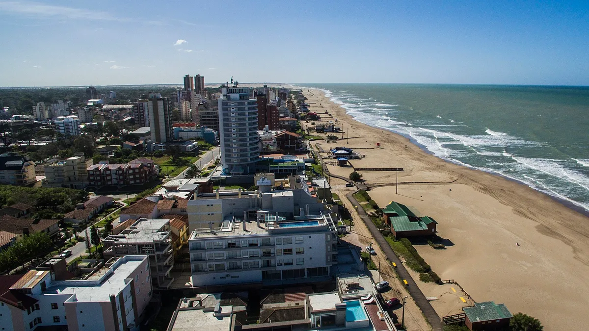 Playa Villa Gesell in Argentina