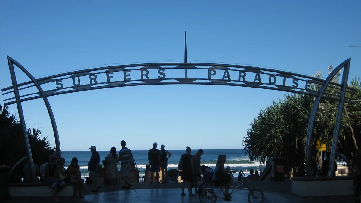 Surfers Paradise Beach in Australia