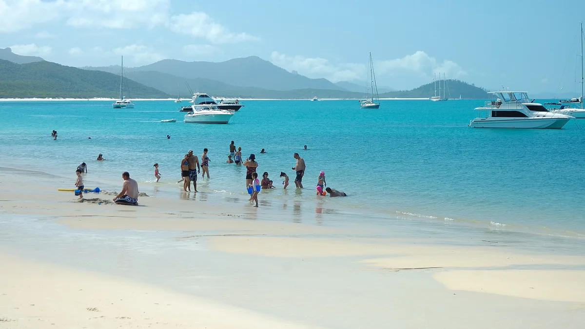 Whitehaven Beach in Australia