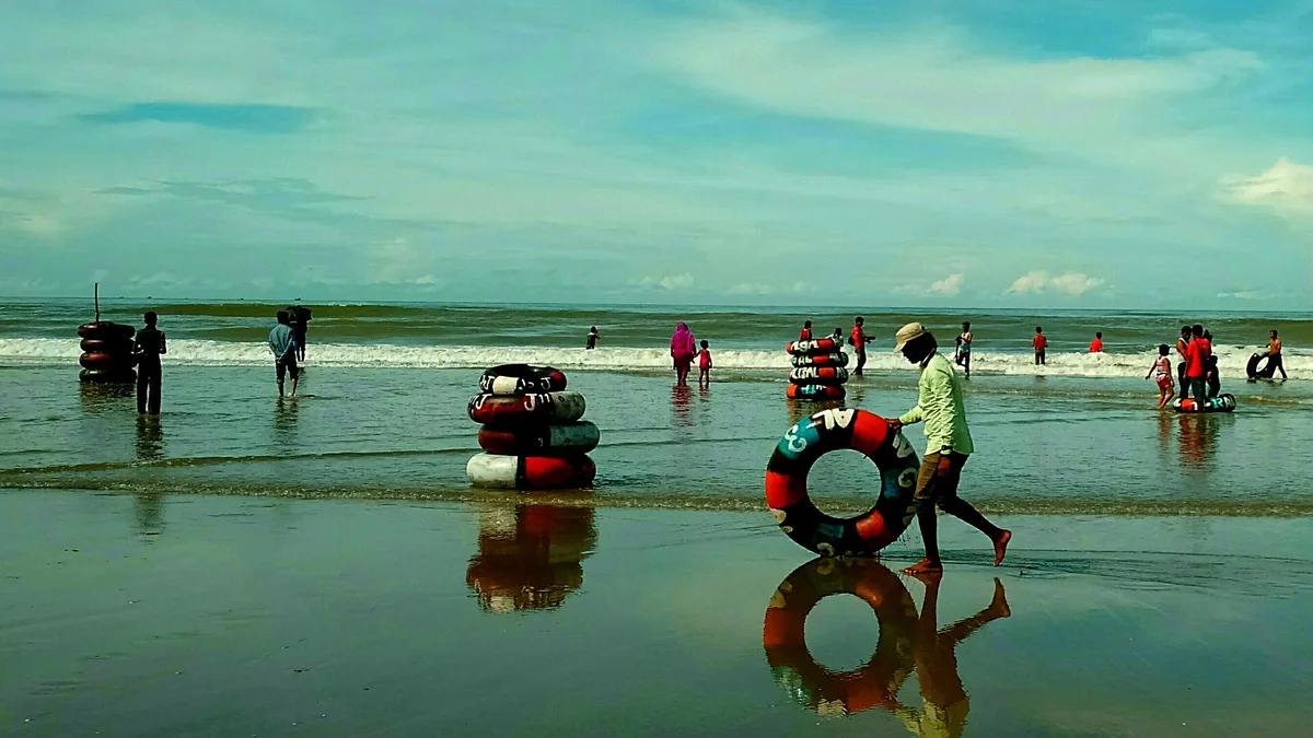 Cox's Bazar Beach in Bangladesh