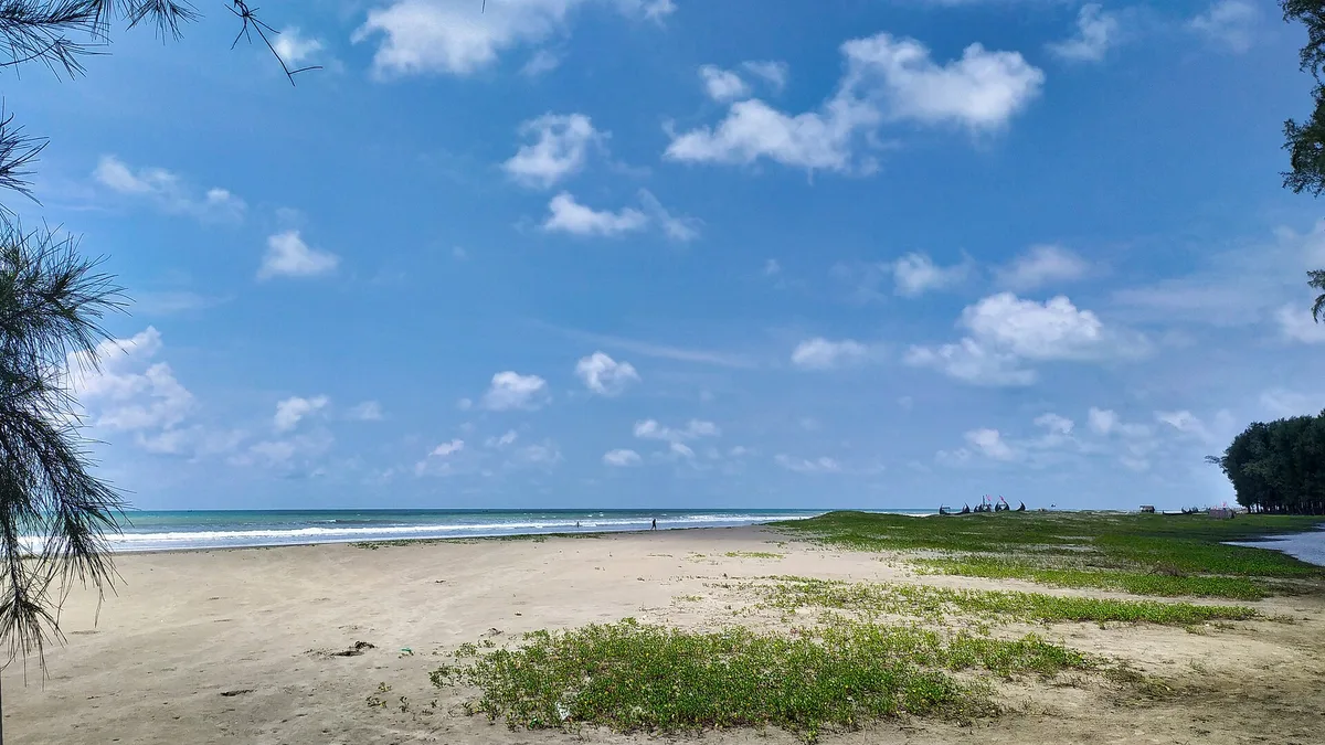 Teknaf Sea Beach in Bangladesh