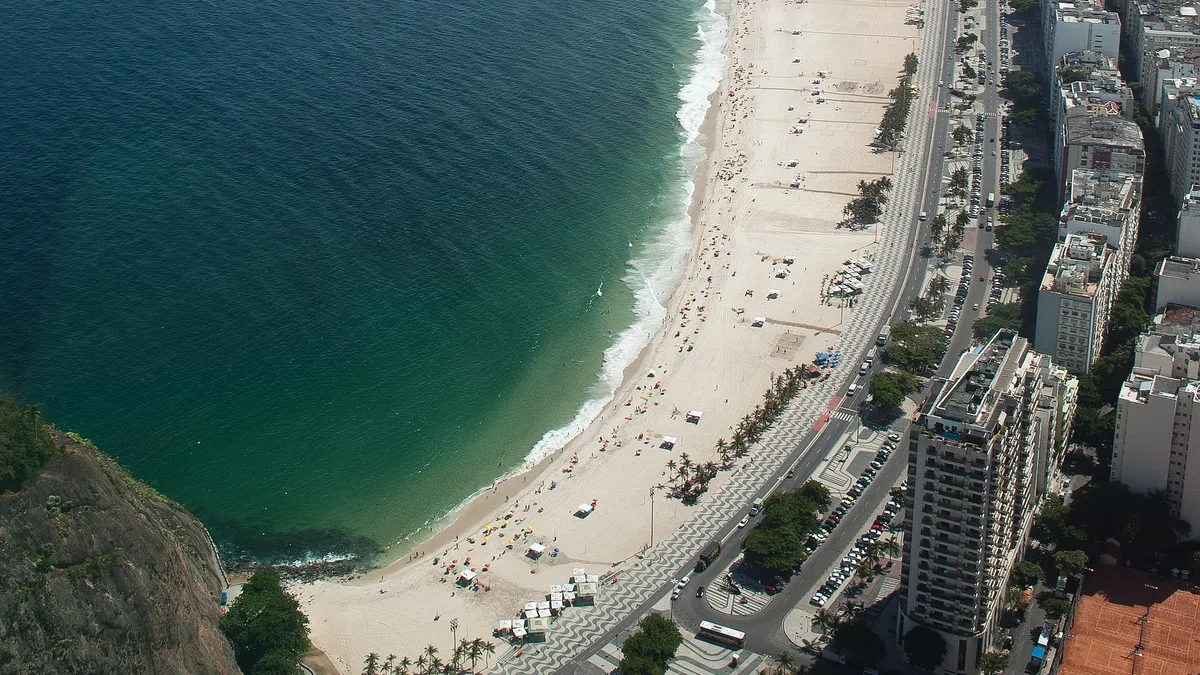 Praia de Copacabana in Brazil