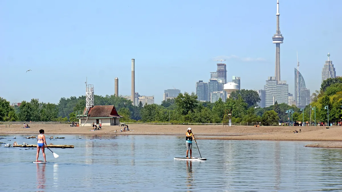 Woodbine Beach in Canada
