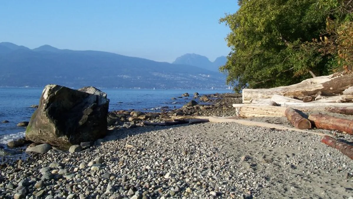 Wreck Beach in Canada