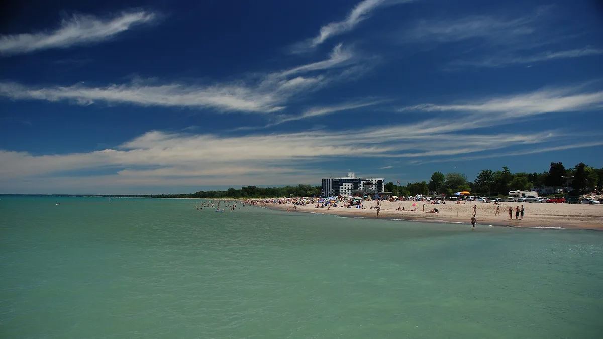 Grand Bend Beach in Canada