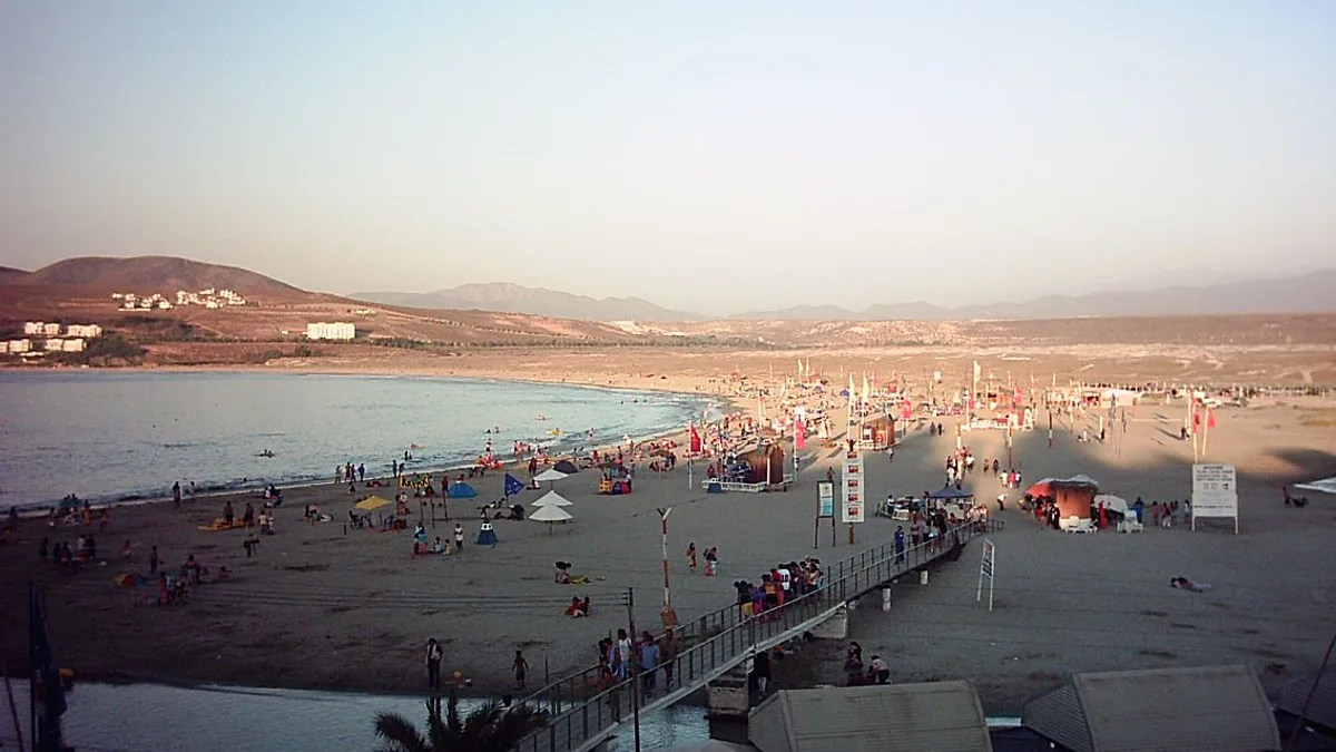 Playa Grande de Tongoy in Chile