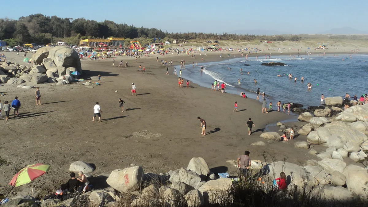 Playa Ritoque in Chile