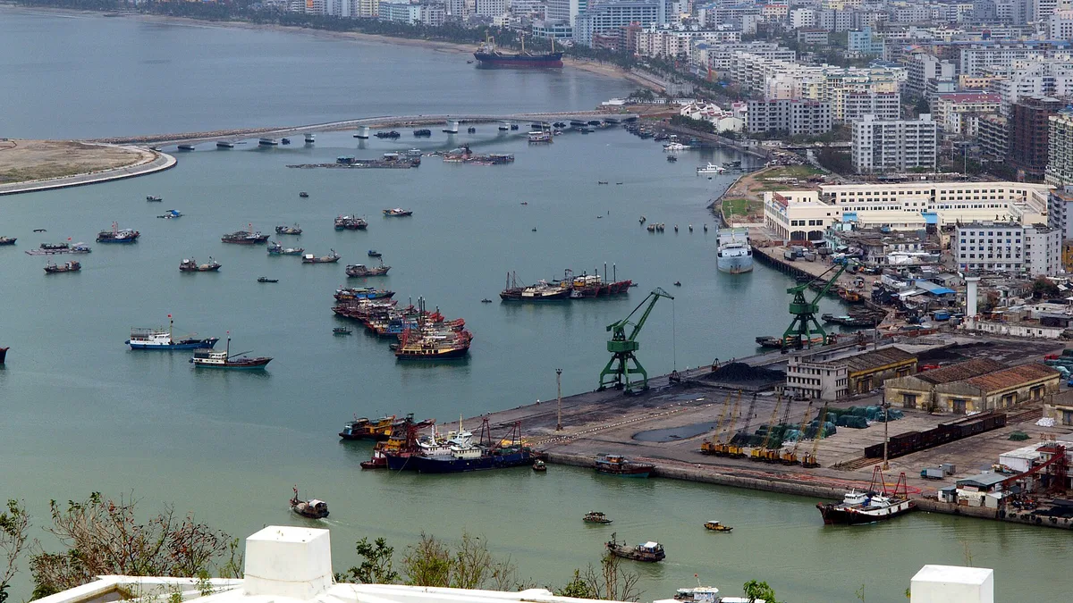 Sanya Bay Beach in China