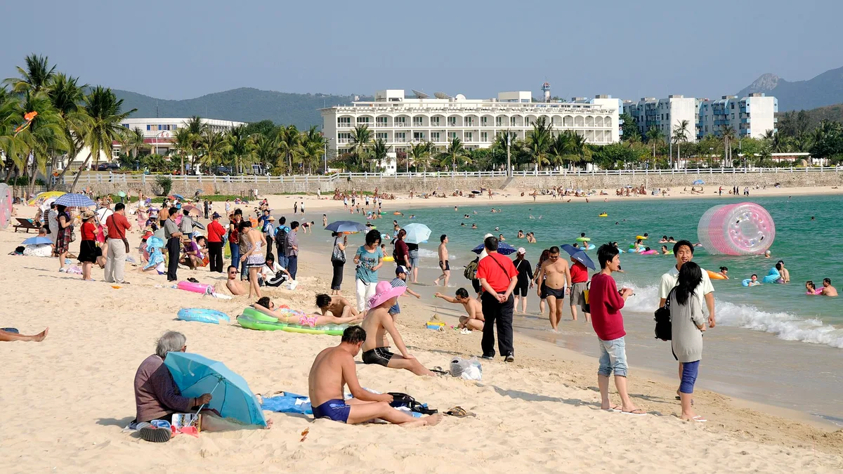 Dadonghai Beach in China