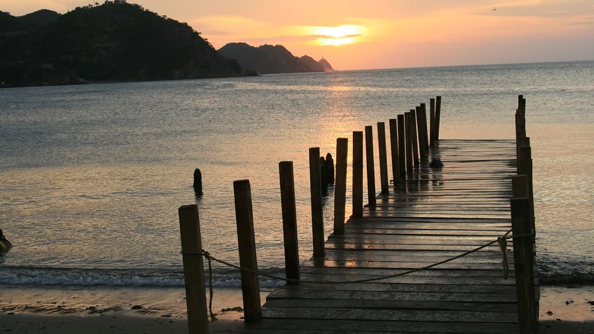 Playa de Taganga in Colombia