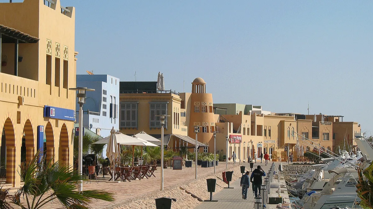 El Gouna Beach in Egypt