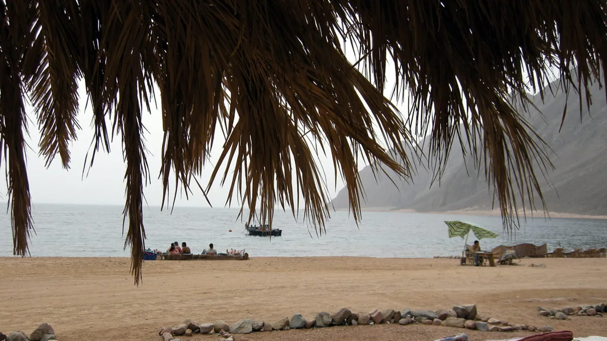 Dahab Lagoon Beach in Egypt