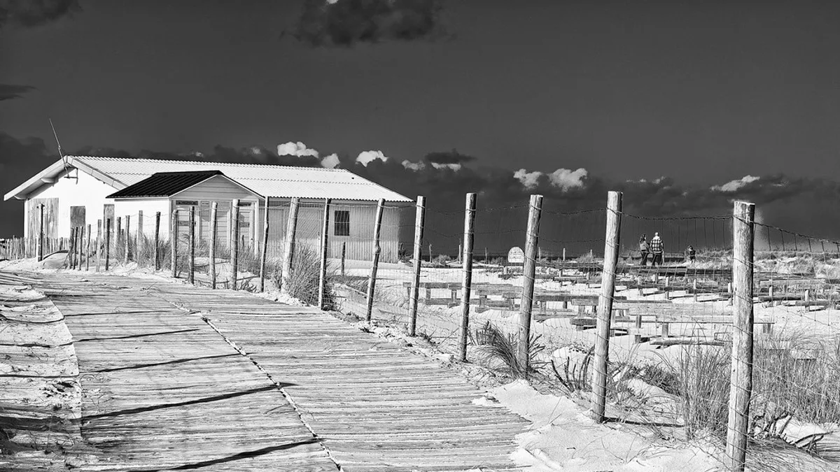 Plage de Lacanau-Océan in France