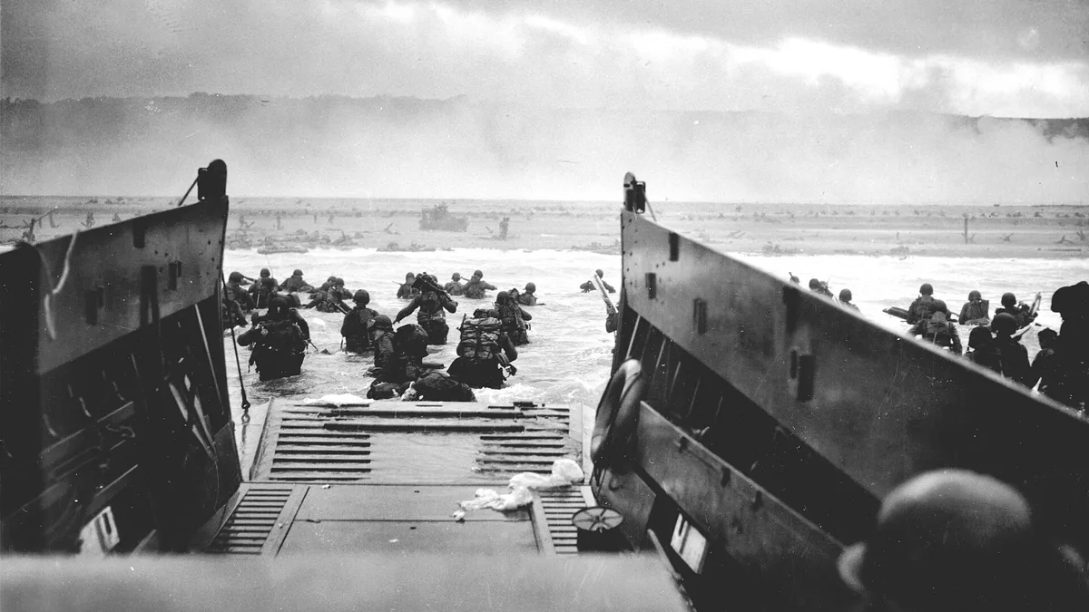 Omaha Beach in France