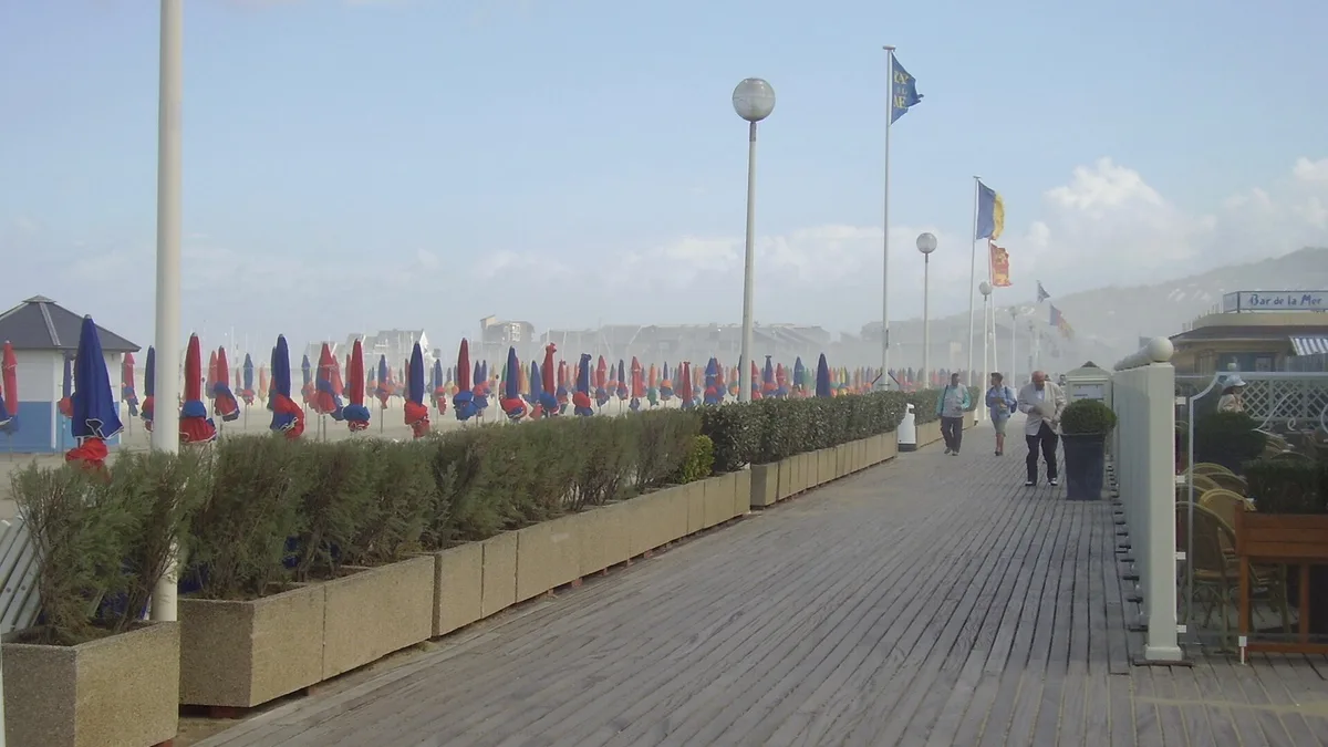 Plage de Deauville in France