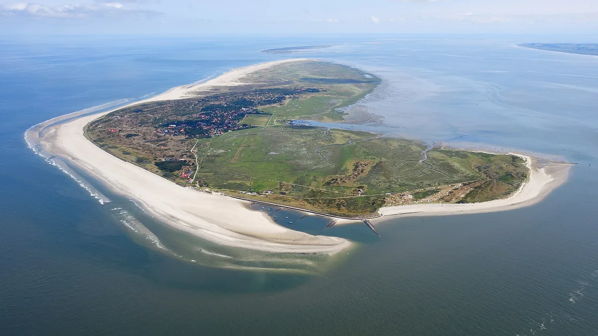 Spiekeroog Beach in Germany