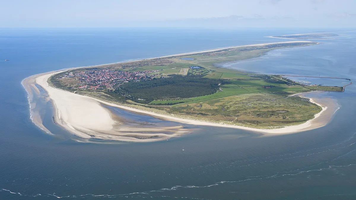 Langeoog Beach in Germany